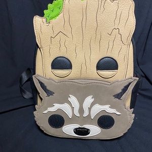 Rocket & griot pop! Loungefly mini backpack